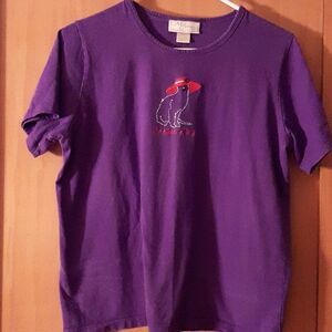 M&C sportswear purple top
